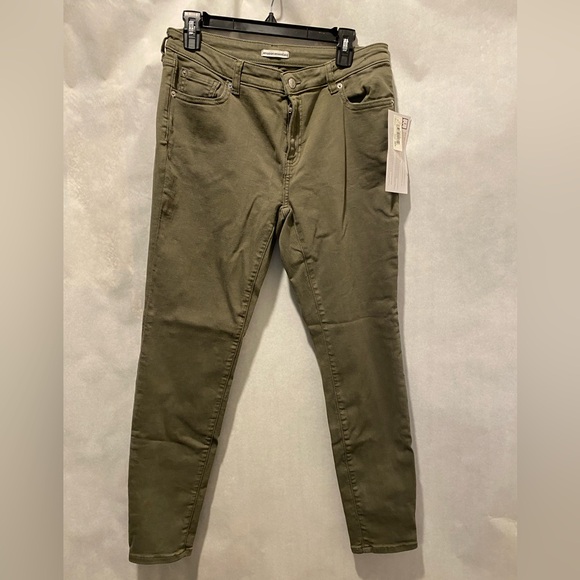 Olive Green Women's Jeans 12 NWT Amazon Basics - Picture 7 of 7